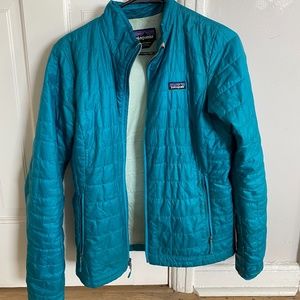 Patagonia Teal Nano Puff Jacket